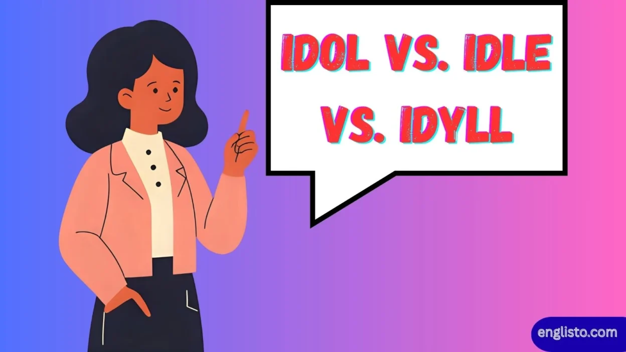 Idol vs. Idle vs. Idyll