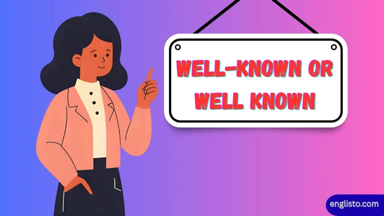 Well-known or Well known